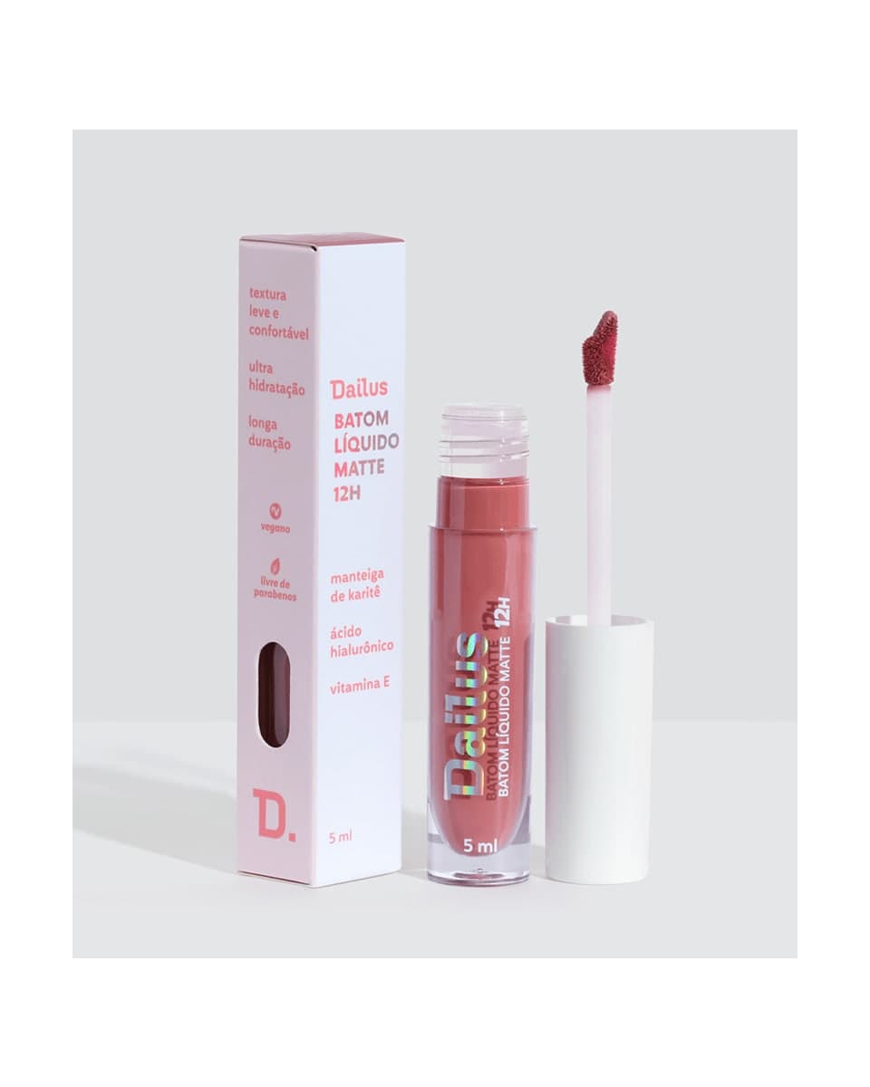 Dailus Batom Líquido Matte 12h Nude, foto do produto
