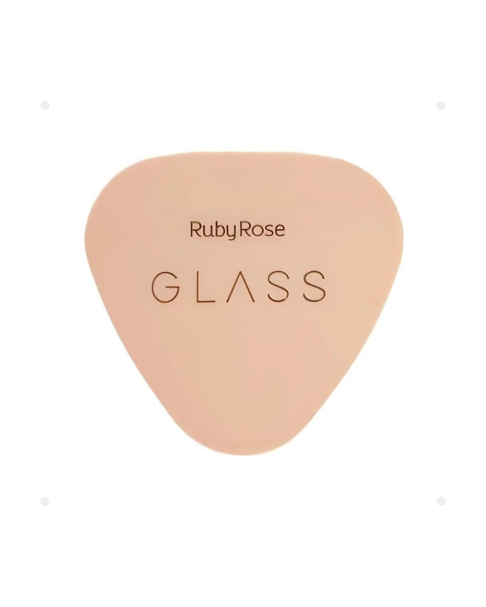 Ruby Rose Blush Compacto Glass GB80, verso da embalagem, foto de Época Cosméticos