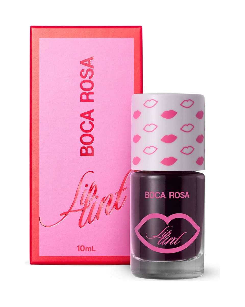Boca Rosa Beauty LipTint Vermelho, com a caixa, foto de Boca Rosa